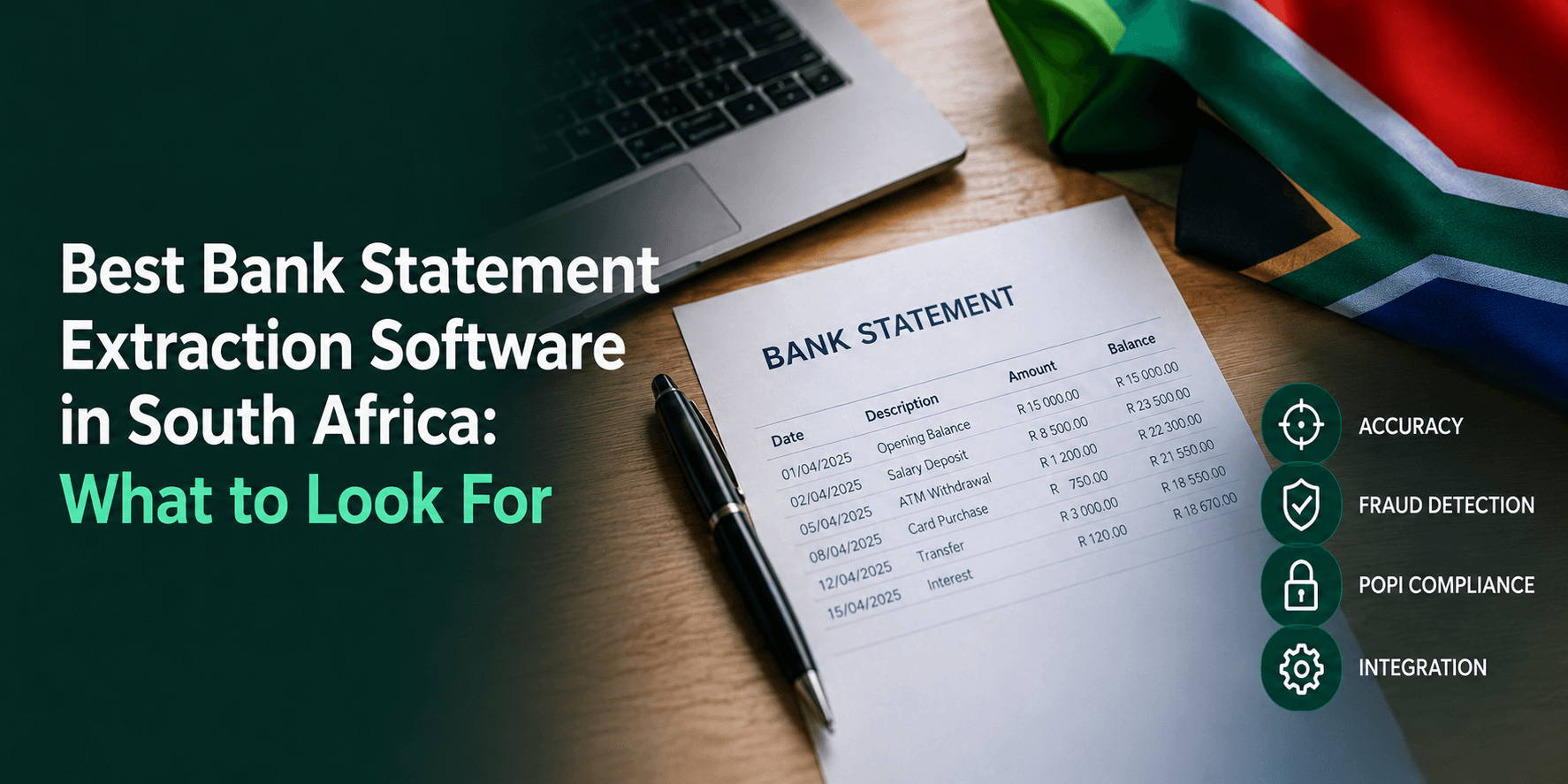 Best Bank Statement Extraction Software in South Africa: What to Look For