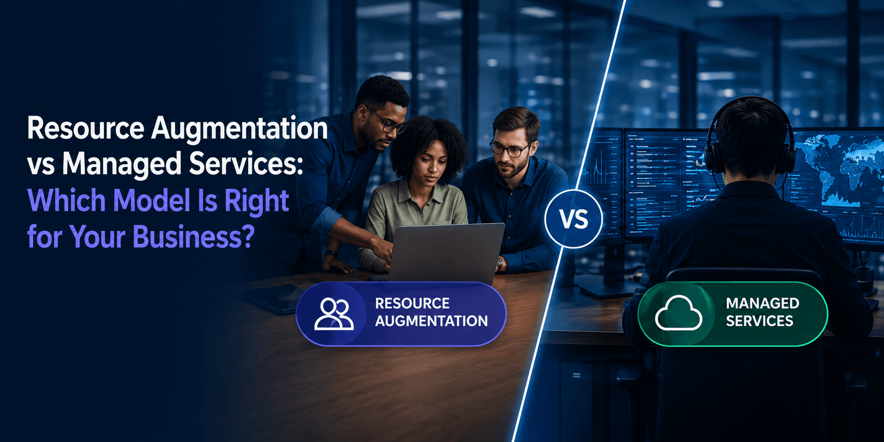 Resource Augmentation vs Managed Services: Which Model Is Right for Your Business?
